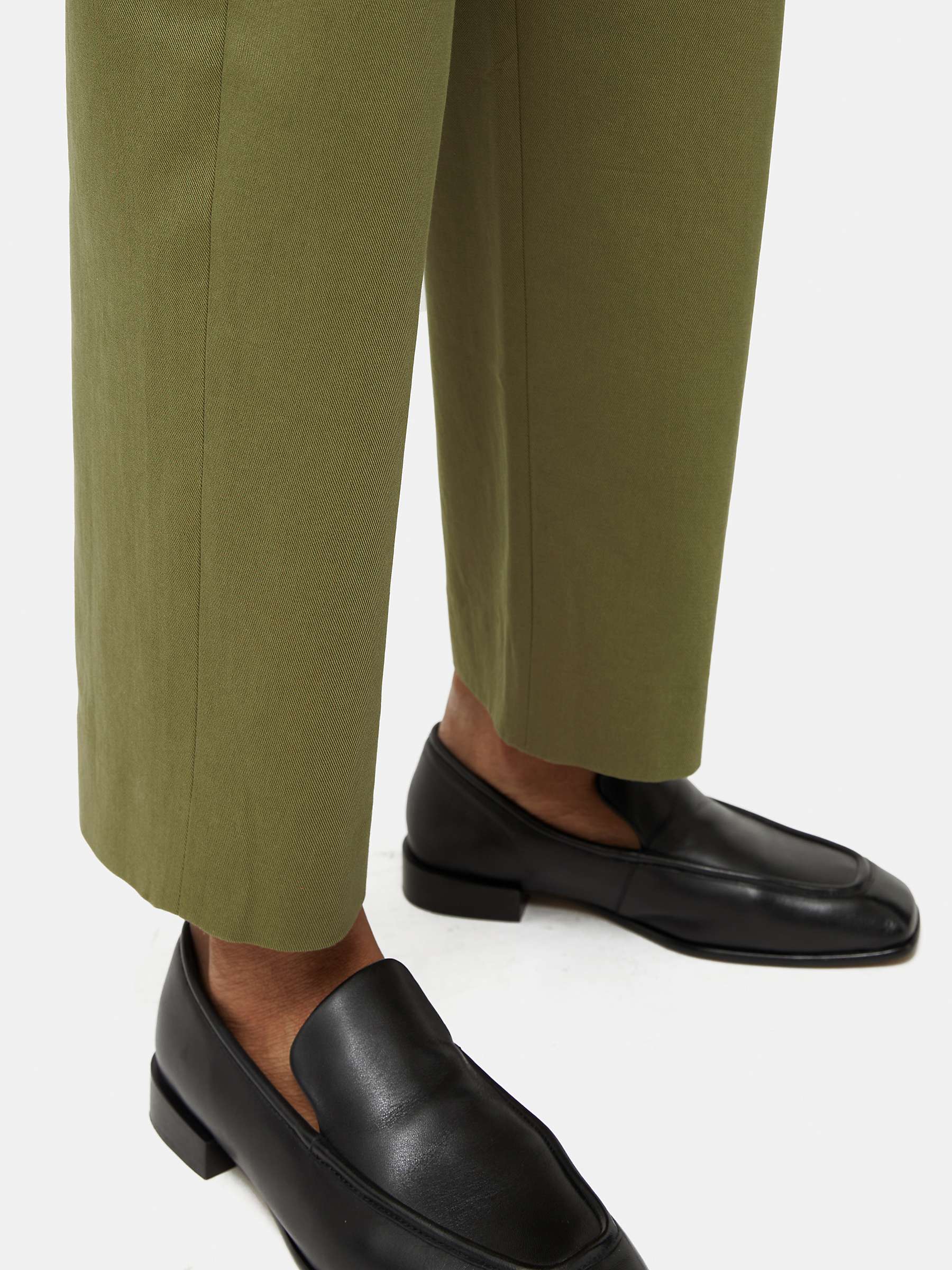 Buy Jigsaw Nevis Barrel Leg Chino Trousers Online at johnlewis.com
