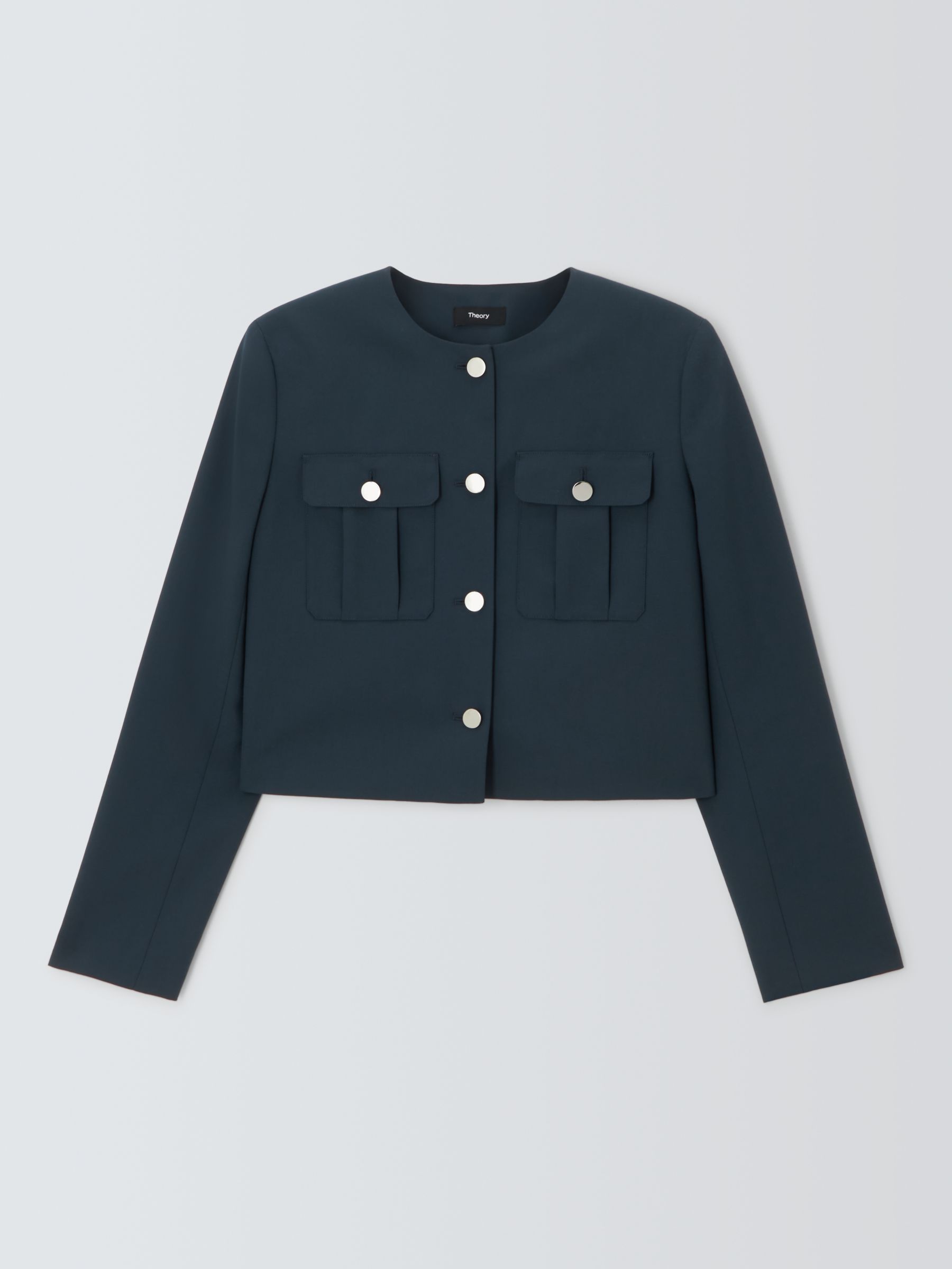 Buy Theory Military Jacket, Nocturne Navy Online at johnlewis.com
