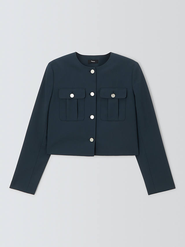 Theory Military Jacket, Nocturne Navy