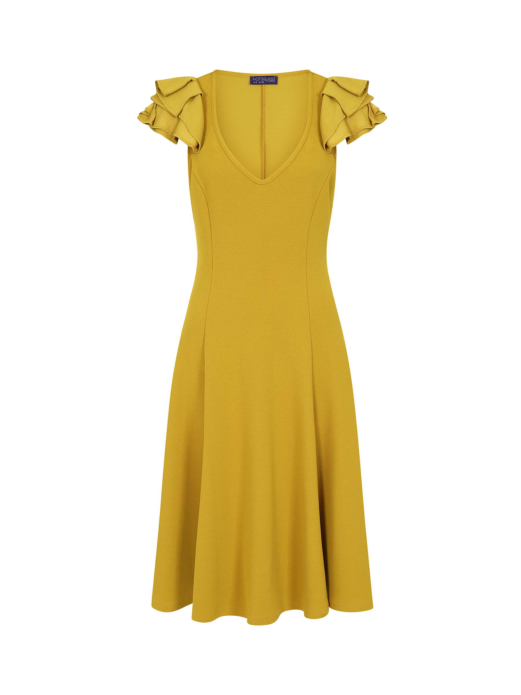 Buy HotSquash Frill Sleeve A-Line Dress Online at johnlewis.com
