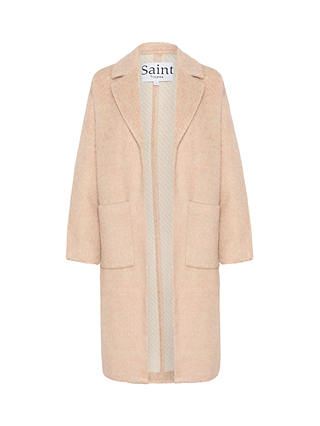 Saint Tropez Cora Wool Blend Coat, Sepia Rose Melange