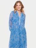 Saint Tropez Valerie V-Neck Chiffon Dress, Dutch Blue Water