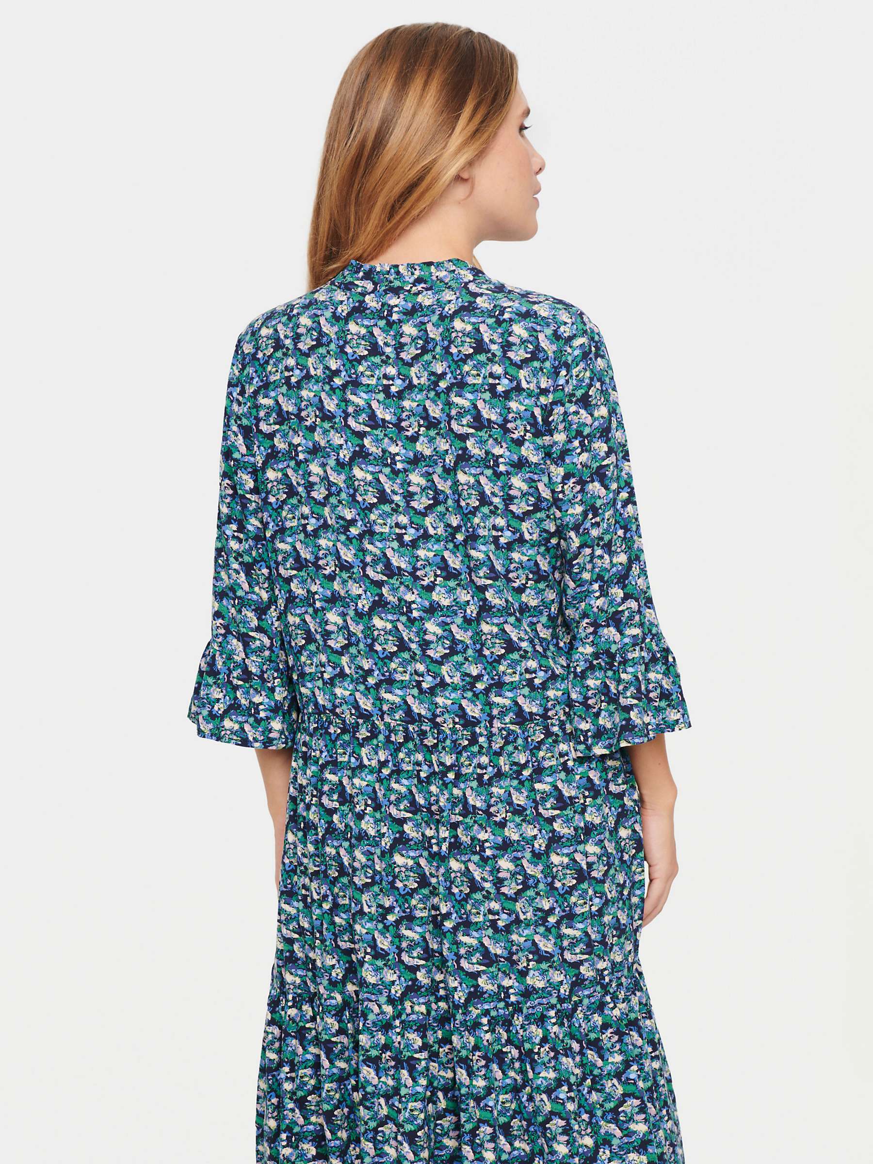 Buy Saint Tropez Eda Knee Length Dress, Night Sky Flower Online at johnlewis.com