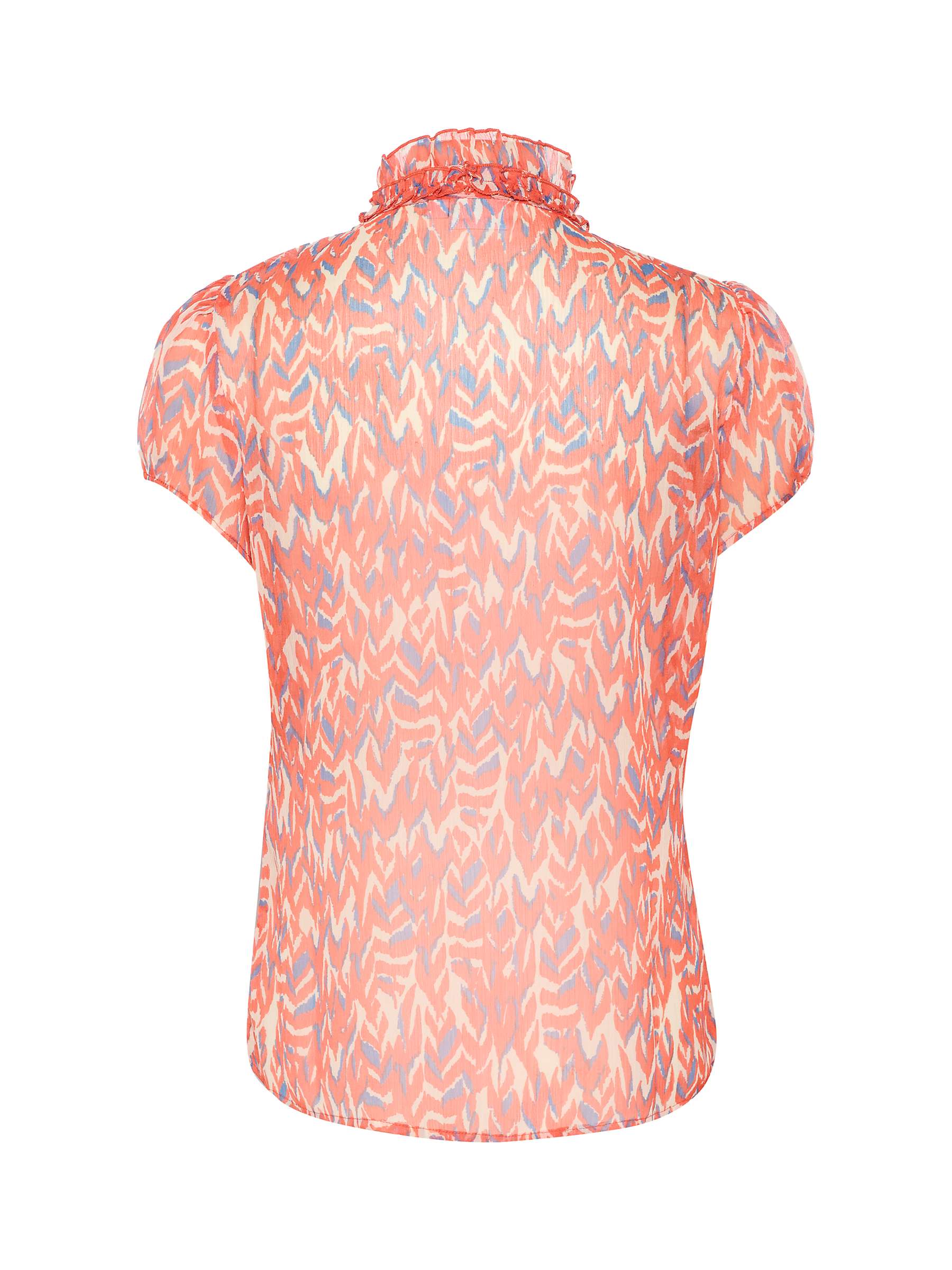 Buy Saint Tropez Lilja Short Sleeve Shirt, Sea Coral Online at johnlewis.com
