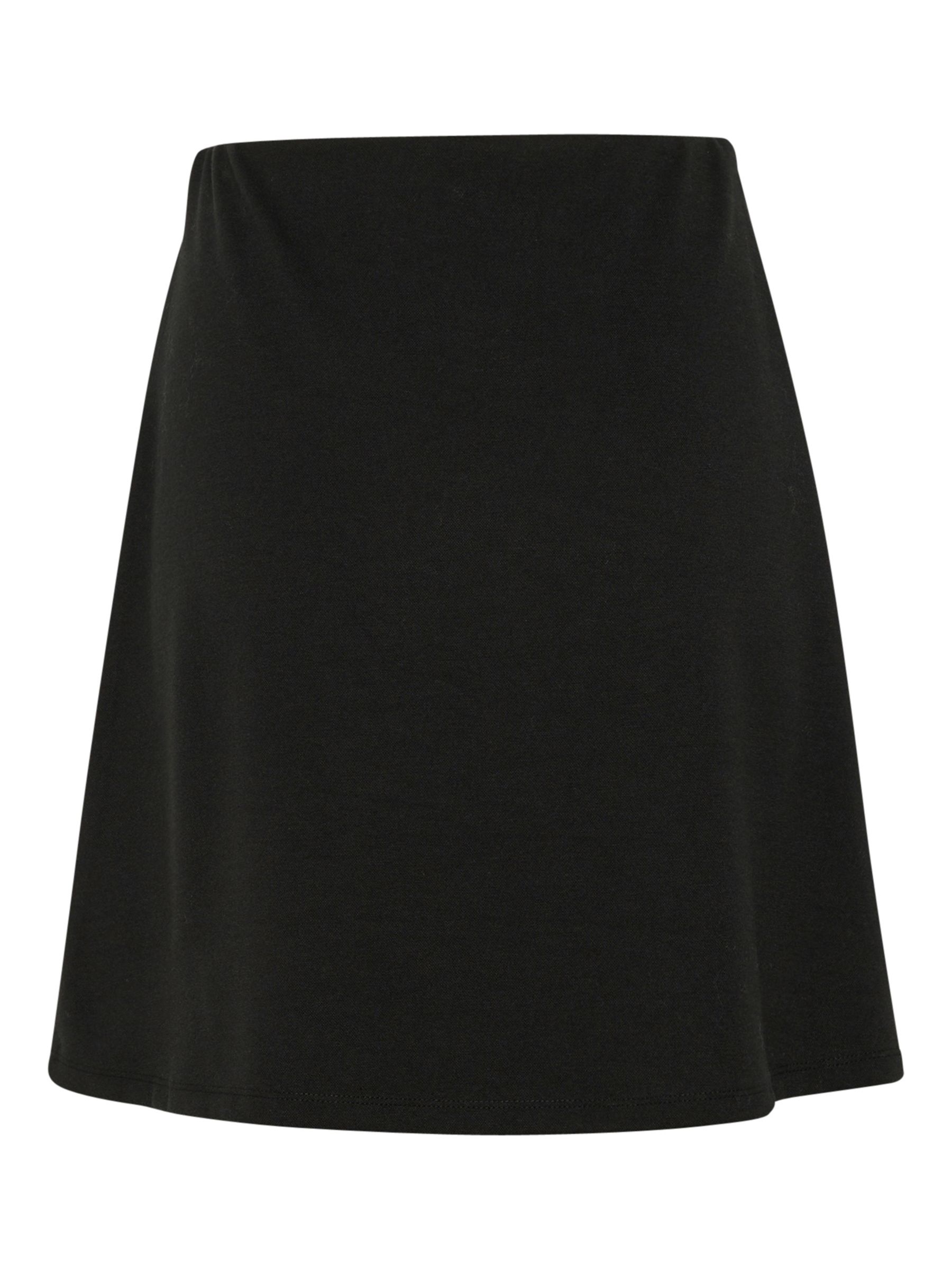 Saint Tropez Kaileen A-line Mini Skirt, Black at John Lewis & Partners