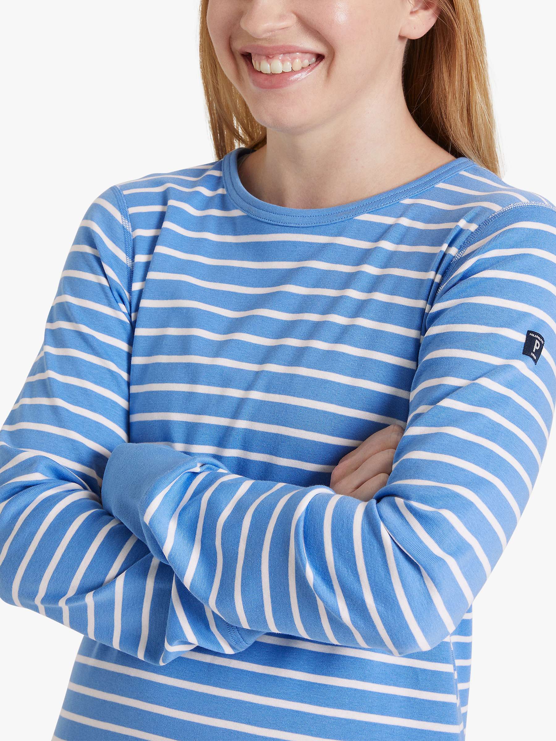 Buy Polarn O. Pyret Adult Organic Cotton Stripe Pyjamas Online at johnlewis.com