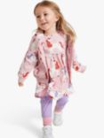 Polarn O. Pyret Kids' Organic Cotton Unicorn Print Dress, Pink