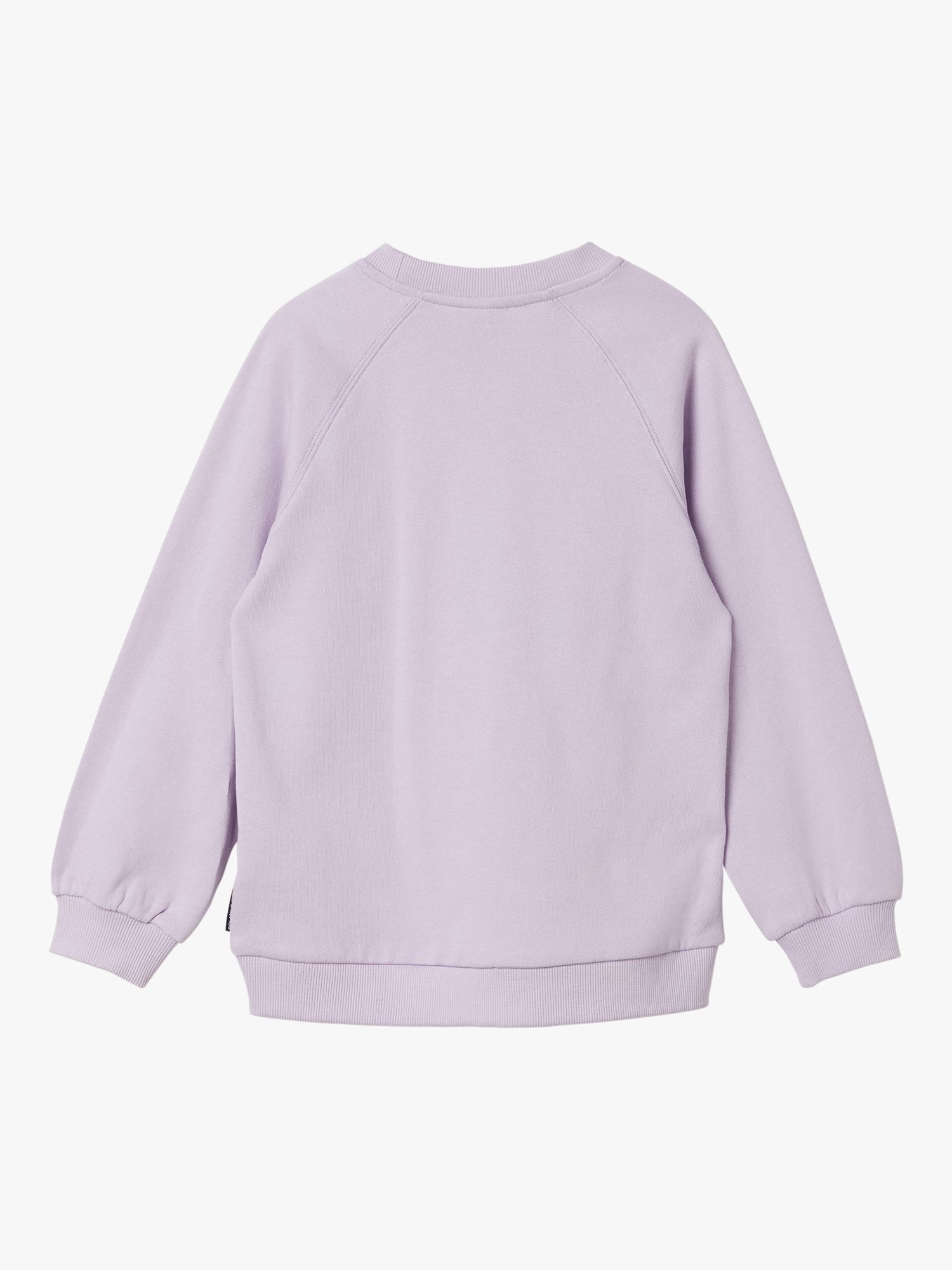 Buy Polarn O. Pyret Kids' Organic Cotton Unicorn Sweatshirt, Purple Online at johnlewis.com