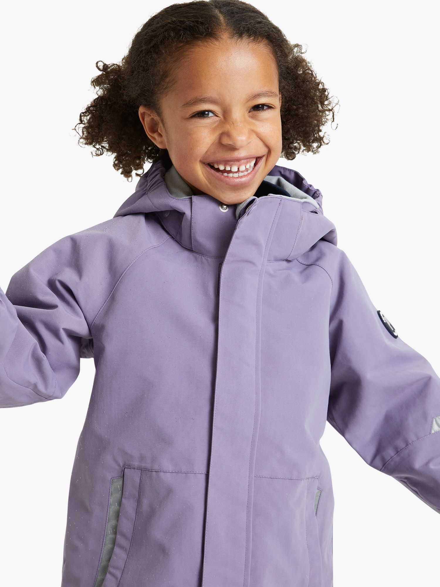Buy Polarn O. Pyret Kids' Recycled Waterproof Shell Hooded Coat Online at johnlewis.com