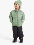 Polarn O. Pyret Kids' Recycled Water Repellent Quilted Jacket, Green, Green