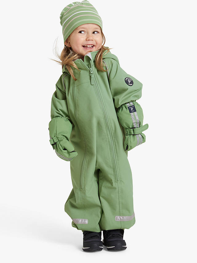 Polarn O. Pyret Baby Shell Overalls, Green