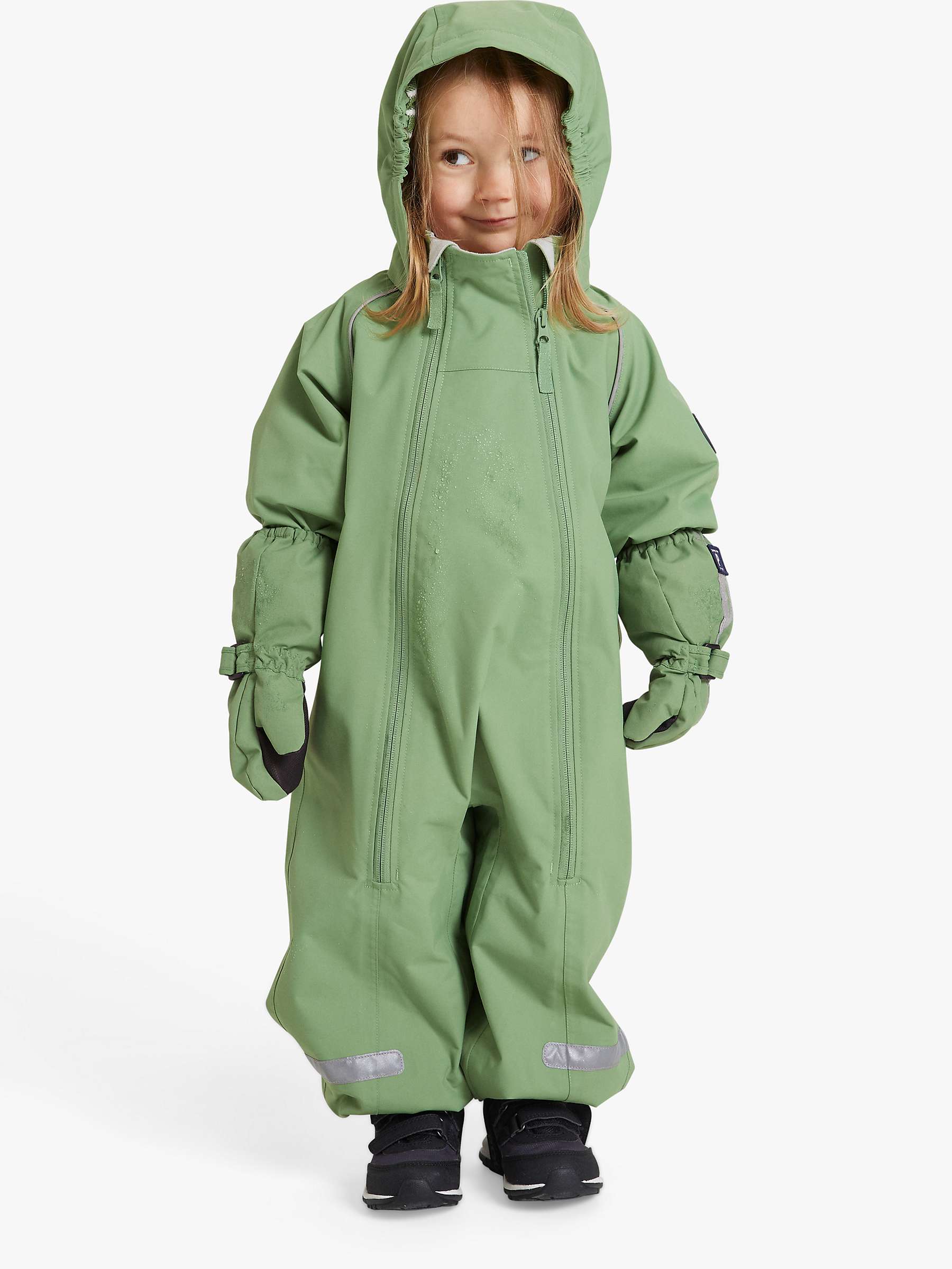 Buy Polarn O. Pyret Baby Shell Overalls, Green Online at johnlewis.com