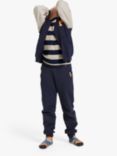 Polarn O. Pyret Kids' Organic Cotton Zip Pocket Joggers, Blue