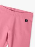 Polarn O. Pyret Kids' GOTS Organic Cotton Blend Leggings, Pink