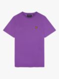 Lyle & Scott Plain Cotton T-Shirt, Purple