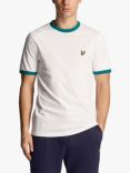 Lyle & Scott Ringer T-Shirt, White/Green