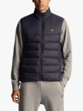 Lyle & Scott Wadded Gilet, Dark Navy