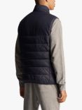 Lyle & Scott Wadded Gilet, Dark Navy