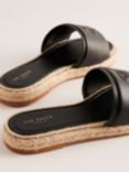 Ted Baker Portiya Leather Espadrille Slider Sandals