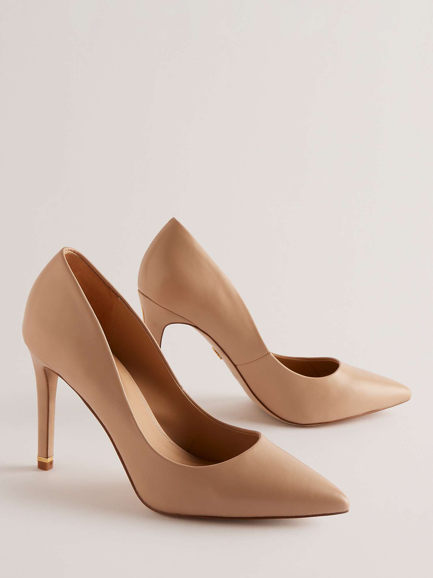 Buy Ted Baker Caaraa High Heel Leather Court Shoes Online at johnlewis.com