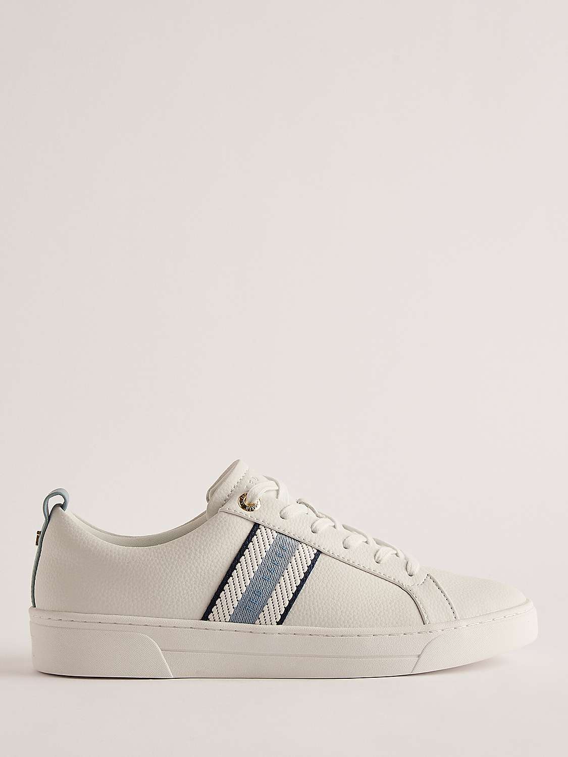 Buy Ted Baker Baily Webbing Logo Trainers Online at johnlewis.com