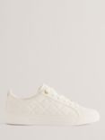 Ted Baker Maddisn Quilted Leather Trainers, White