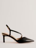 Ted Baker Ppia Leather Slingback Heeled Pointed Courts
