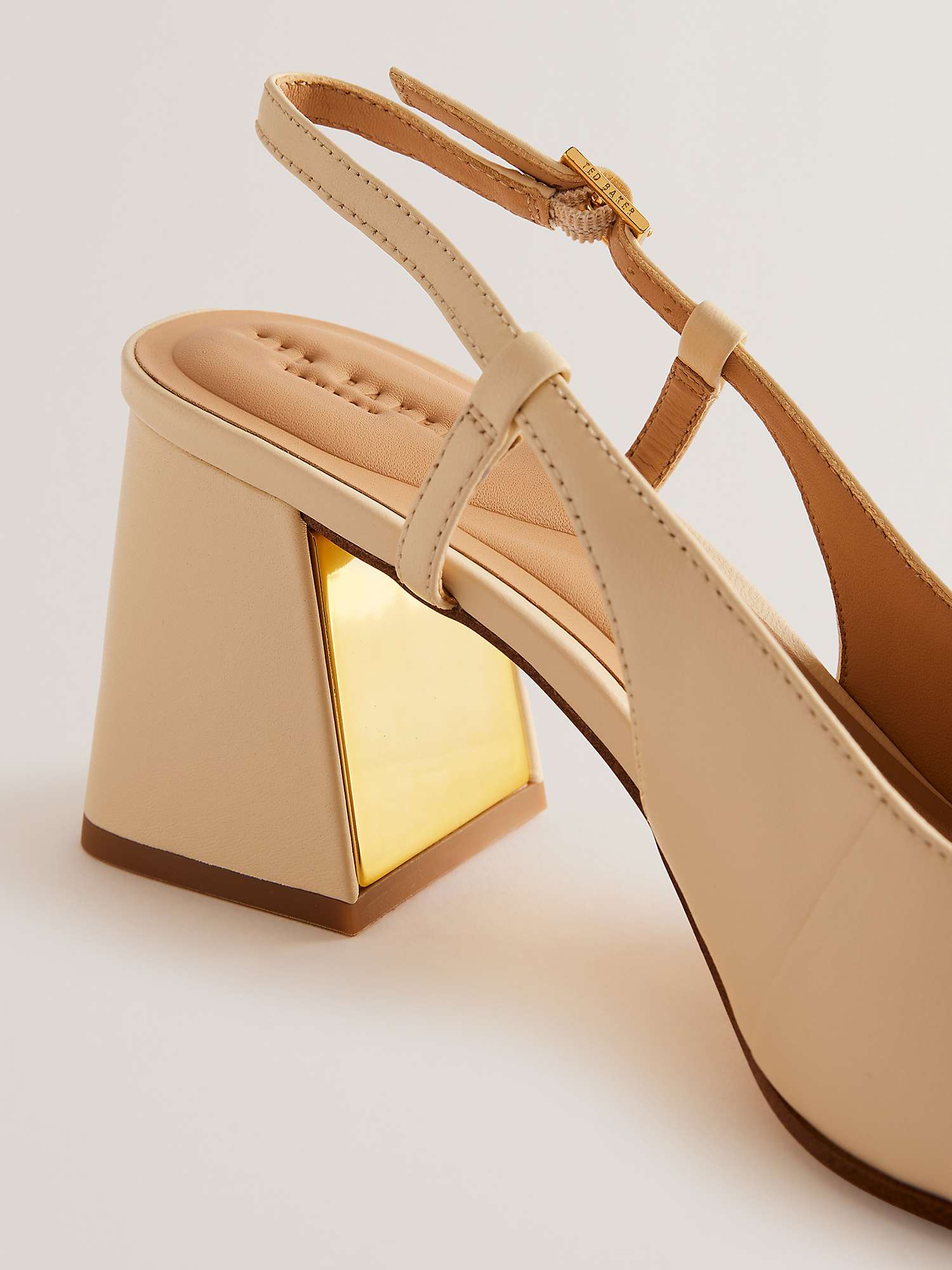 Buy Ted Baker Meya Block Heel Slingback Court Shoes Online at johnlewis.com