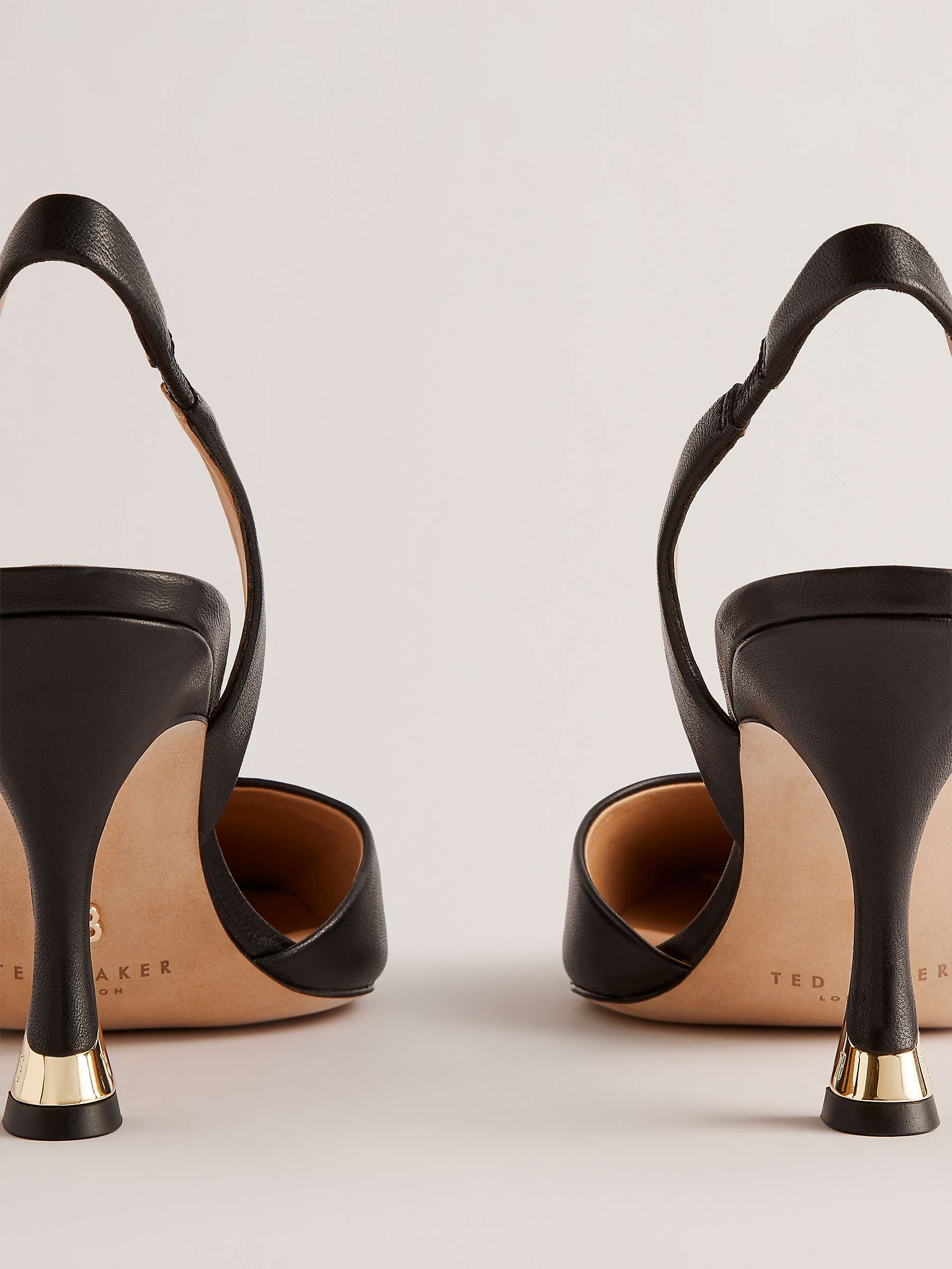 Buy Ted Baker Ariii Slingback Leather Court Shoes Online at johnlewis.com