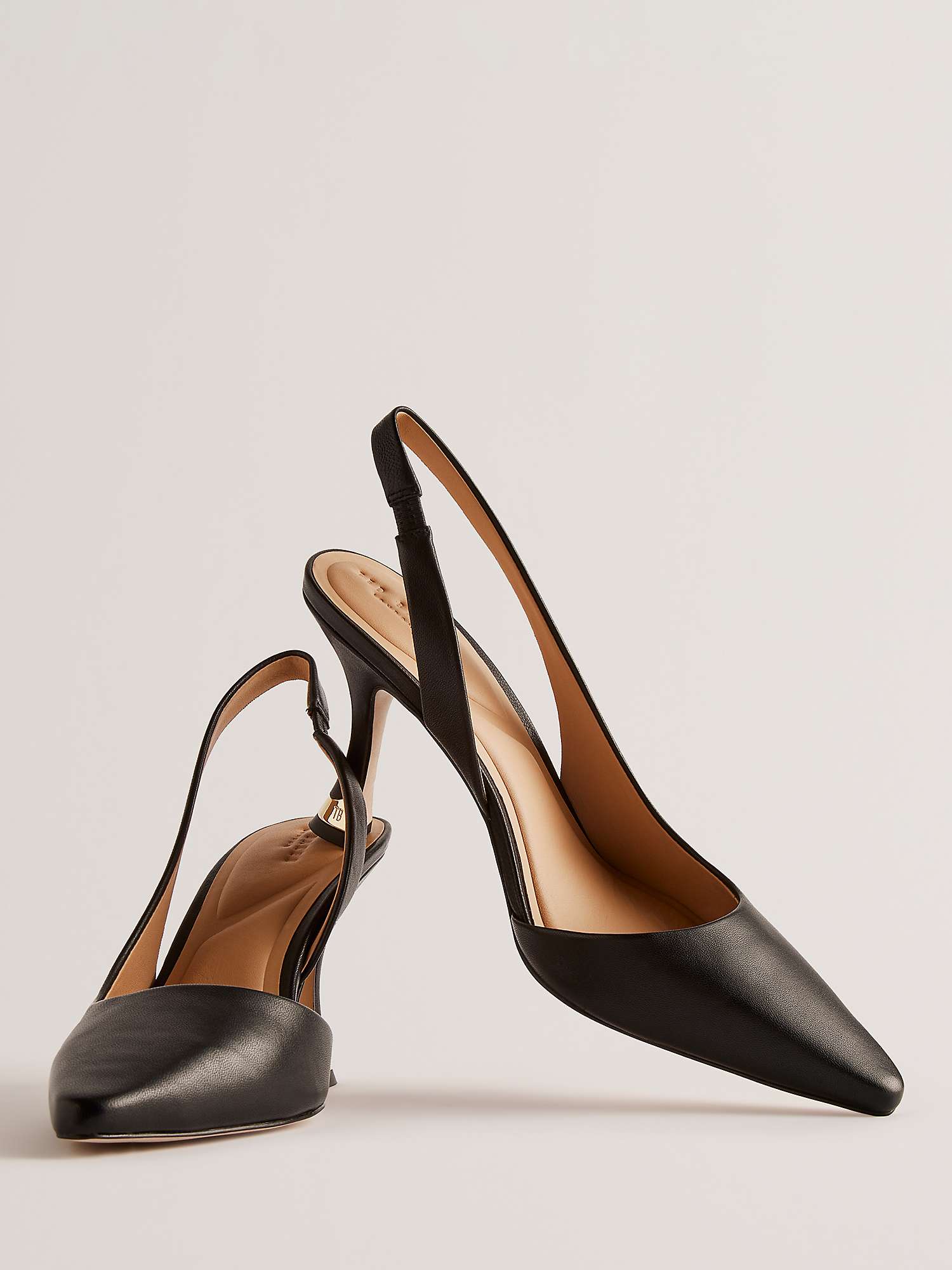 Buy Ted Baker Ariii Slingback Leather Court Shoes Online at johnlewis.com