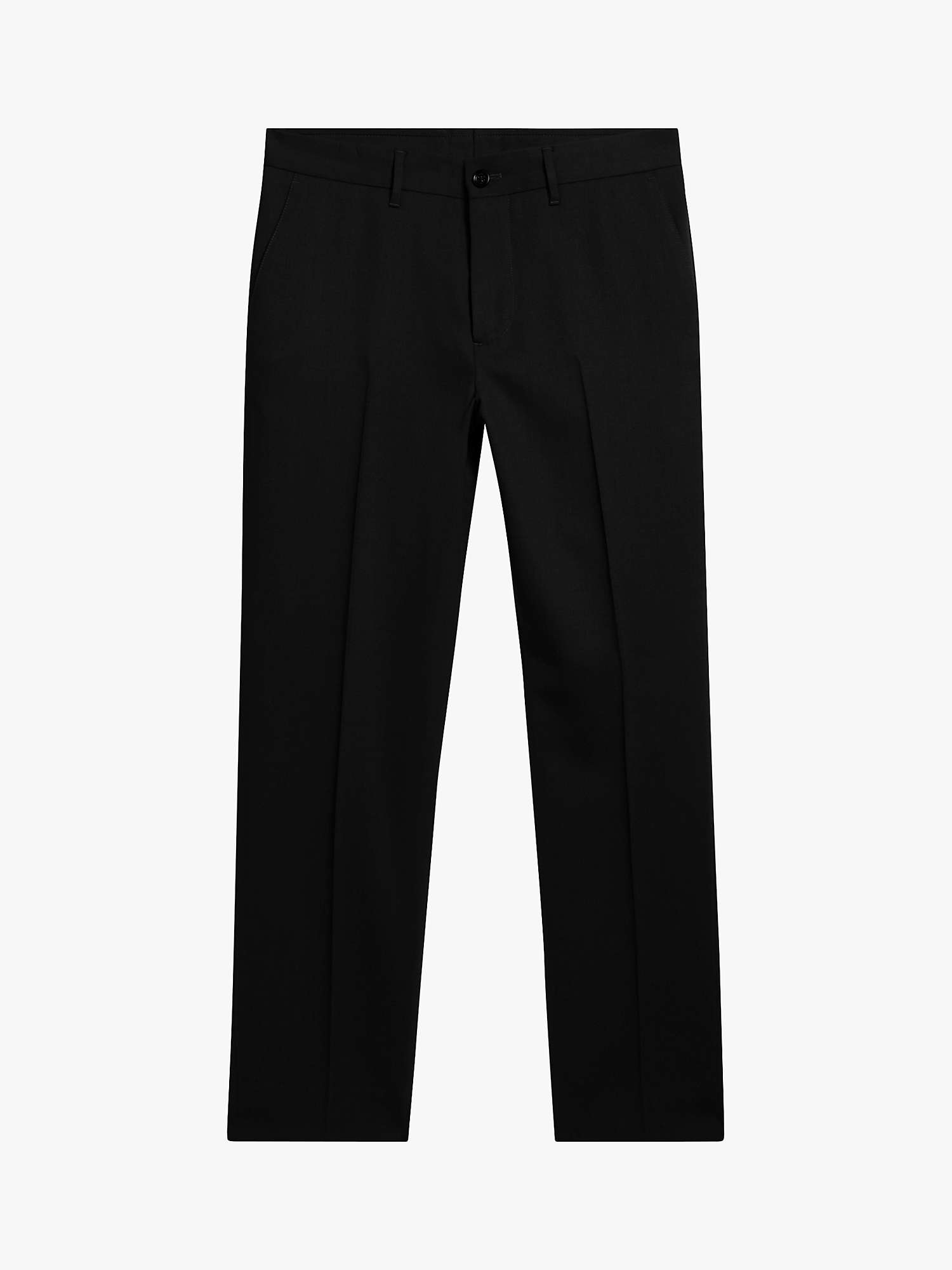 Buy J.Lindeberg Lois WR Flannel Trousers, Black Online at johnlewis.com