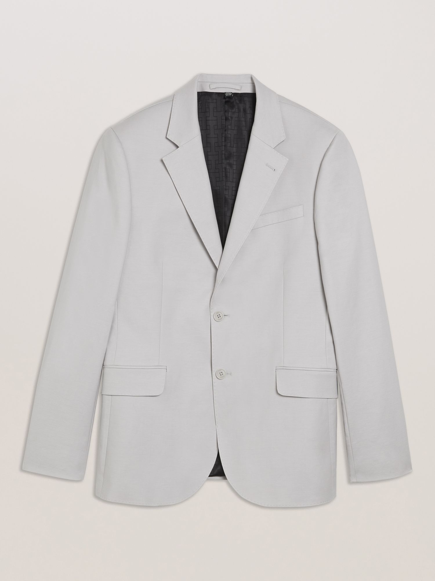 Ted Baker Compact Cotton Blazer, Grey, XS