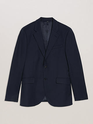Ted Baker Compact Cotton Blazer, Navy