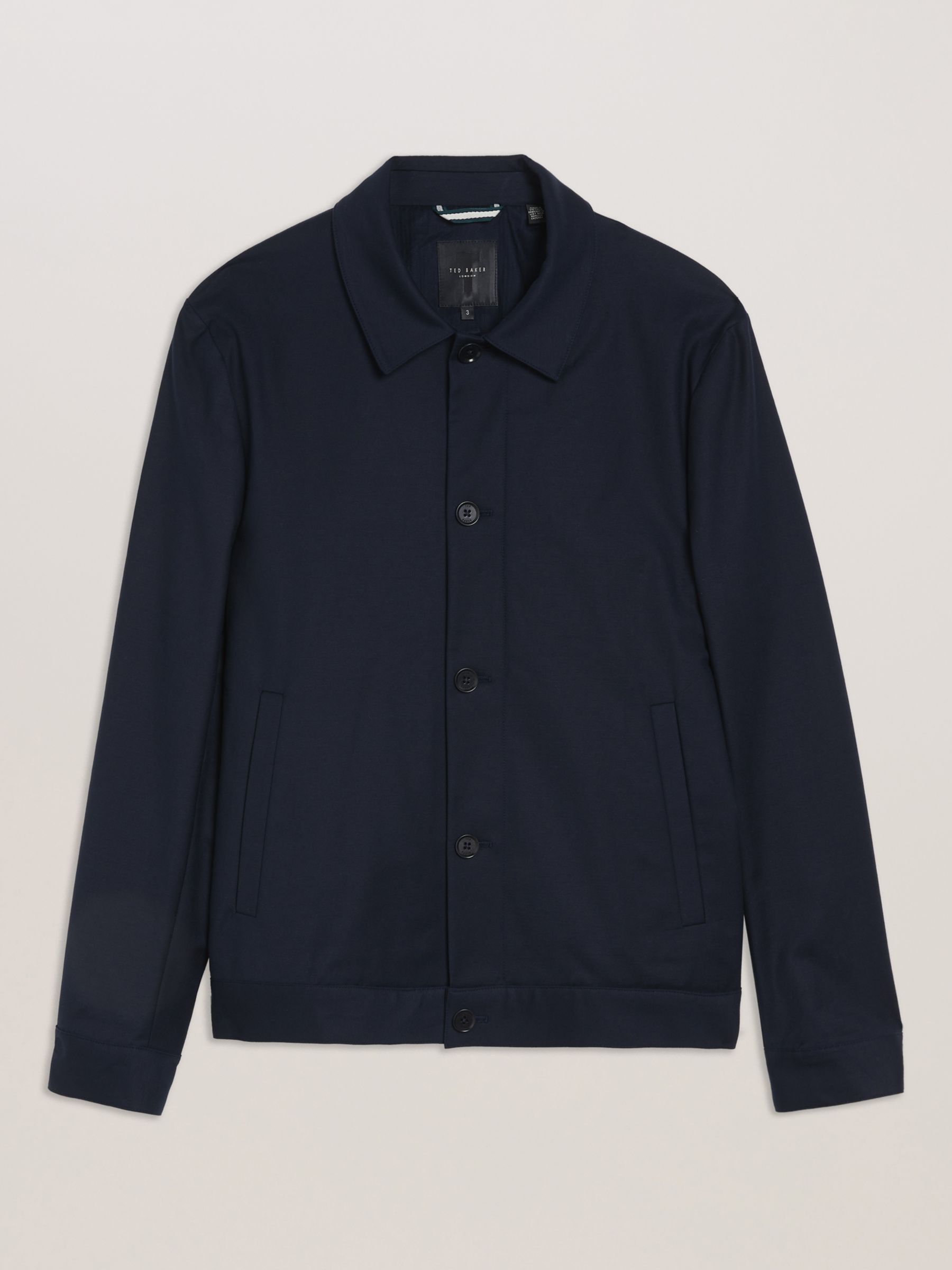 Ted Baker Felix Compact Cotton Chore Jacket, Navy, XXL