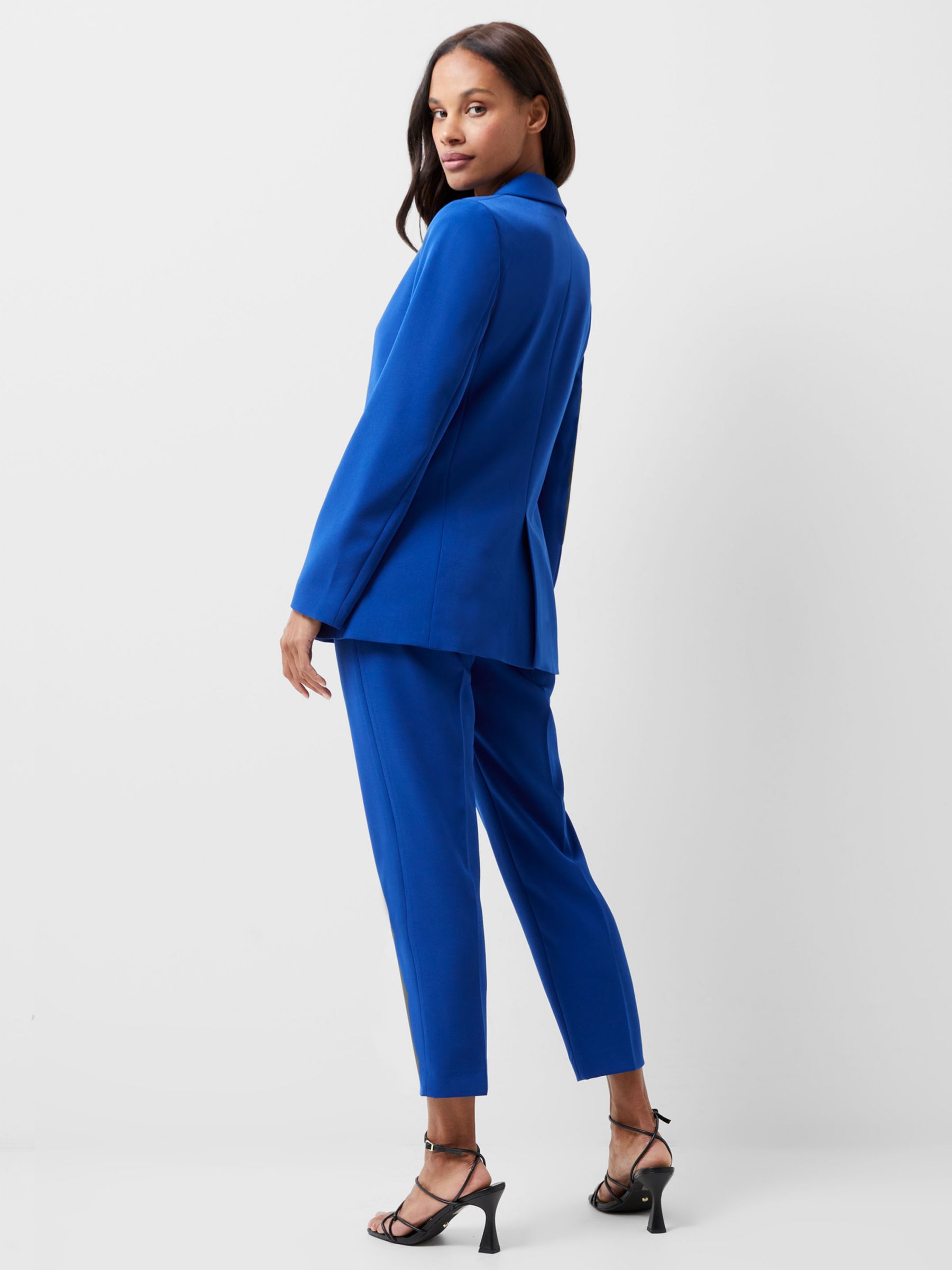 Buy French Connection Echo Single Breasted Blazer, Cobalt Blue Online at johnlewis.com