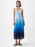 French Connection Abana Biton Ombre Dress, Blue