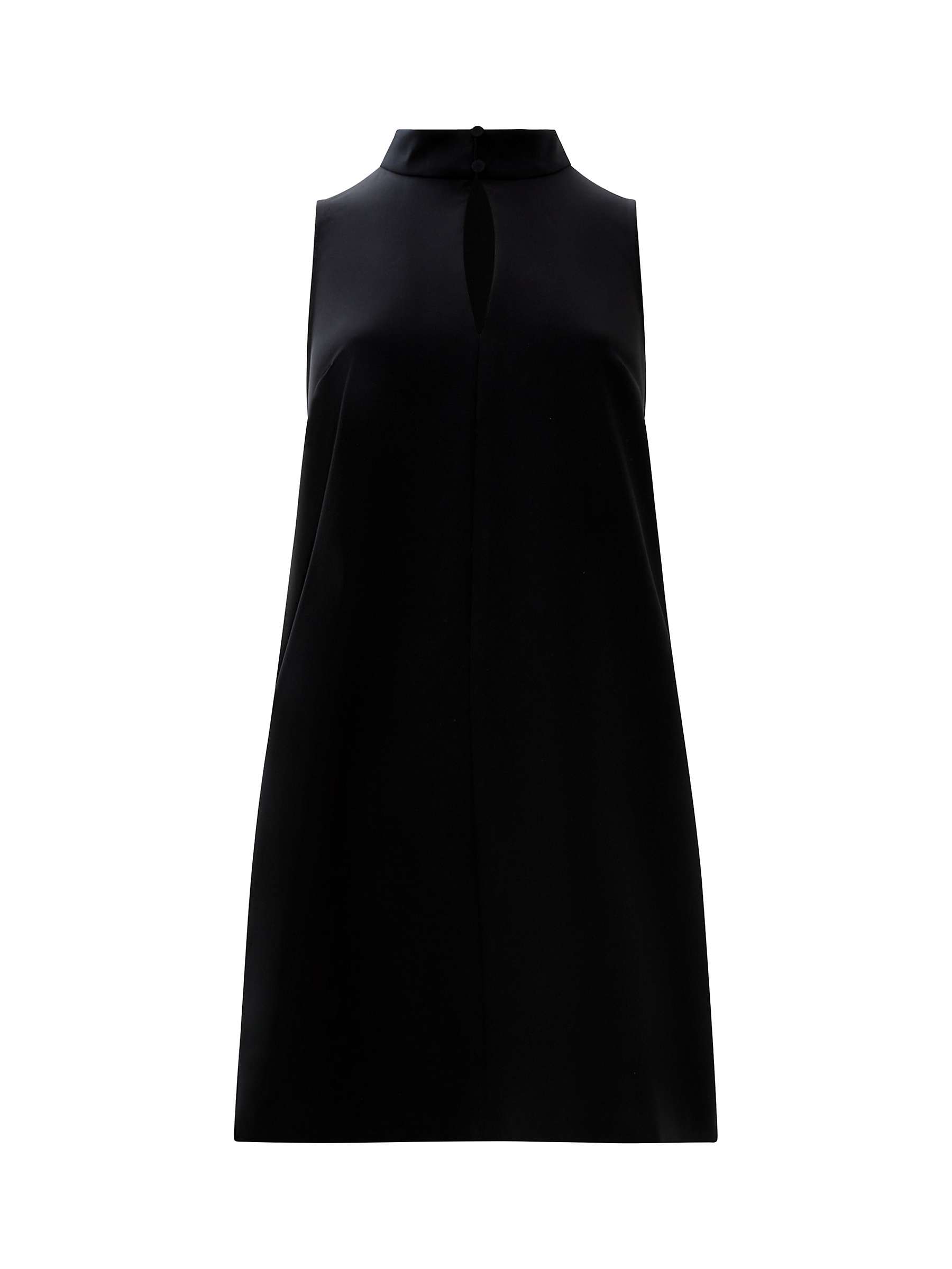 Buy French Connection Echo Sleeveless Keyhole Dress, Blackout Online at johnlewis.com