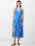 French Connection Avalina Delphine Dress, Blue/Multi