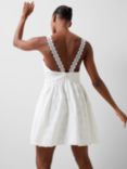 French Connection Freya Organza Mini Dress, Summer White