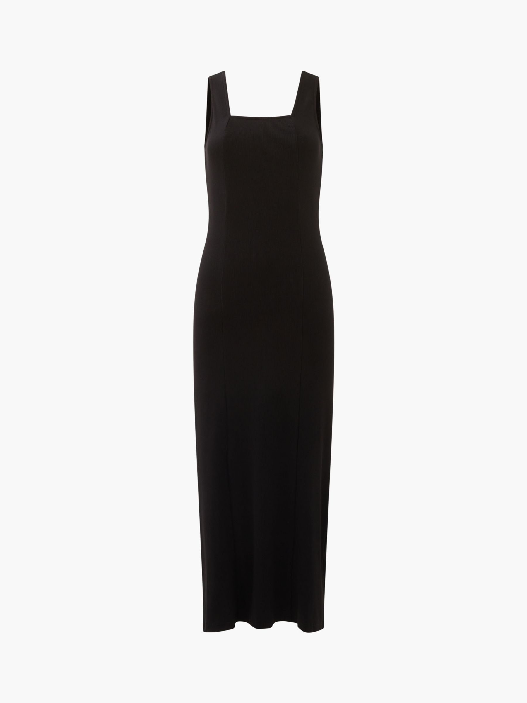 Buy French Connection Rassia Rib Square Neck Midi Dress Online at johnlewis.com