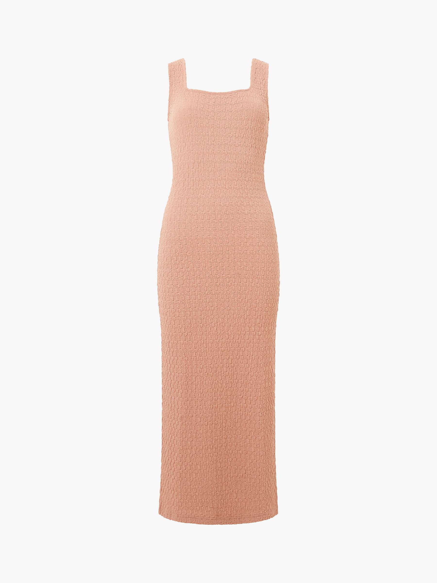 Buy French Connection Sadie Textured Bodycon Midi Dress, Mocha Mousse Online at johnlewis.com