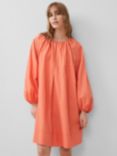 French Connection Alora Puff Sleeve Mini Dress, Coral