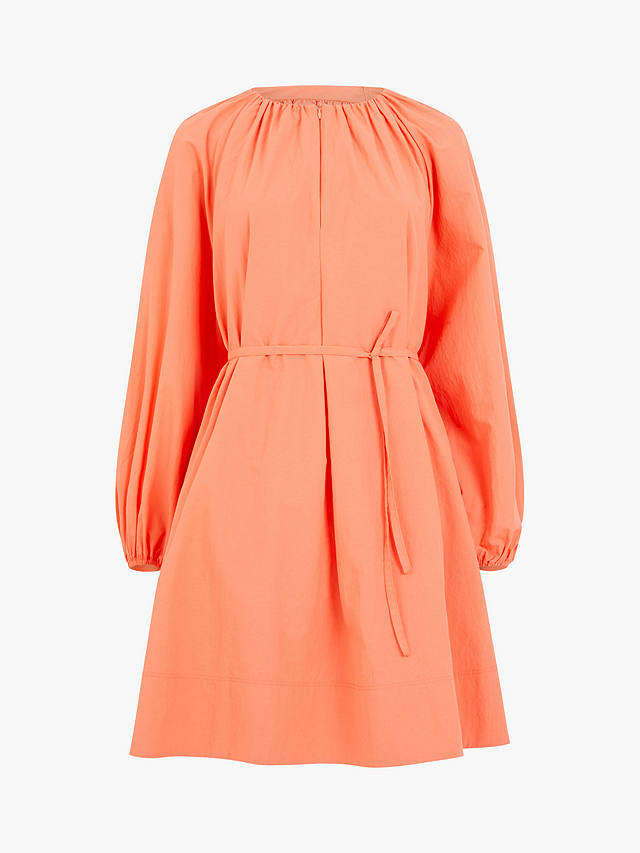 French Connection Alora Puff Sleeve Mini Dress, Coral               