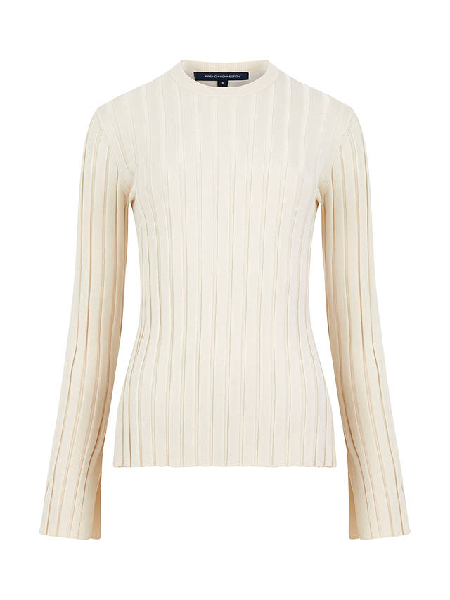 French Connection Minar Pleated Jumper, Classic Cream       