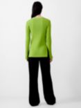 French Connection Leonora V-Neck Cardigan, Wasabi