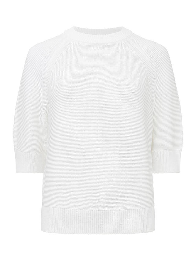 French Connection Lily Mozart Elbow Sleeve Jumper, Summer White        