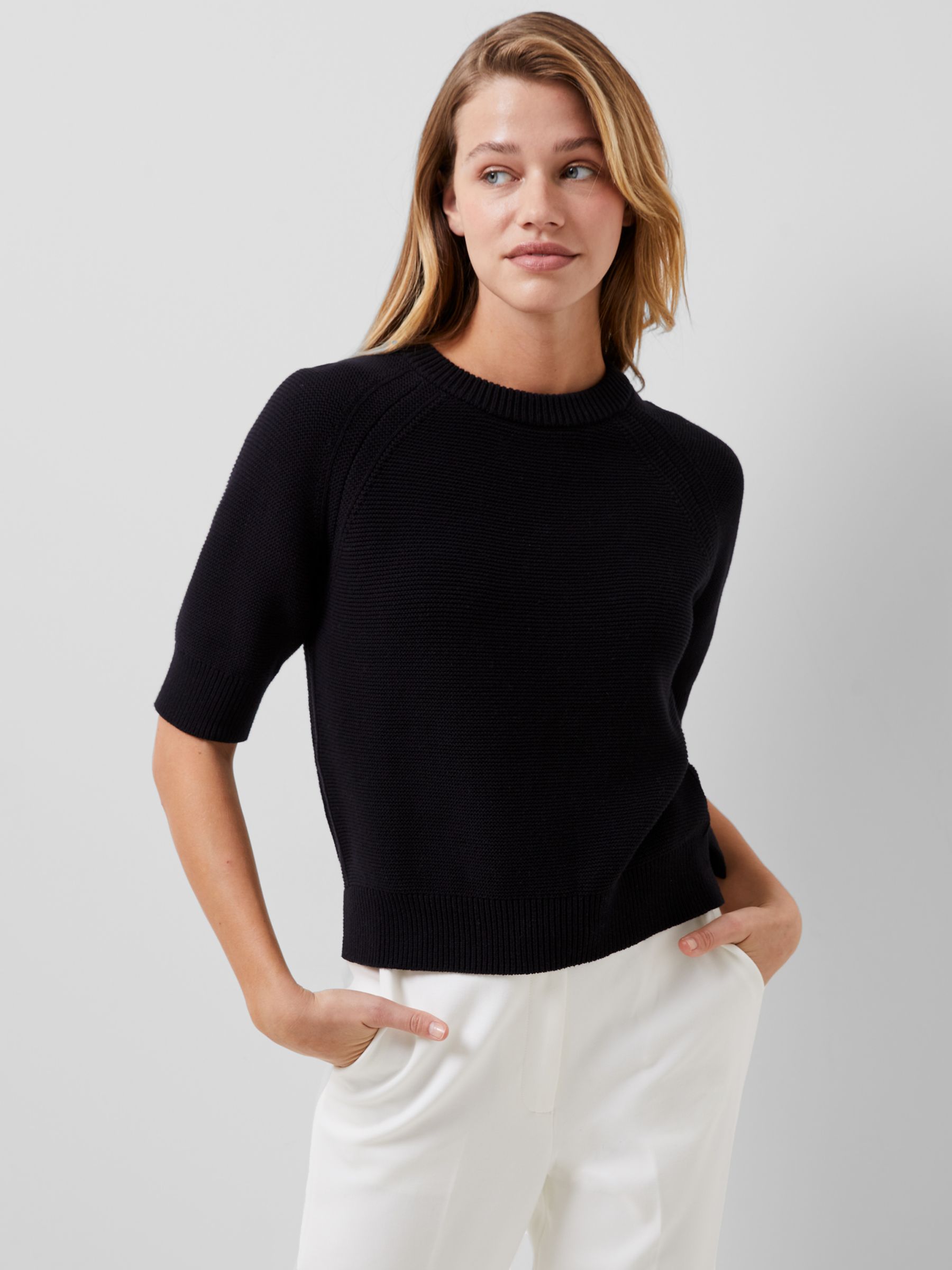Buy French Connection Lily Mozart Elbow Sleeve Jumper Online at johnlewis.com