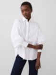 French Connection Agnes Lyocell Blend Shirt, Linen White