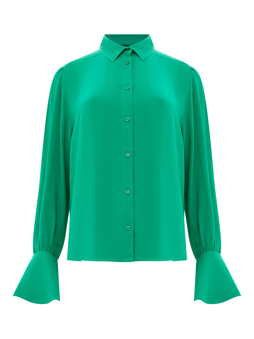 French Connection Cecile Crepe Shirt, Jelly Bean          