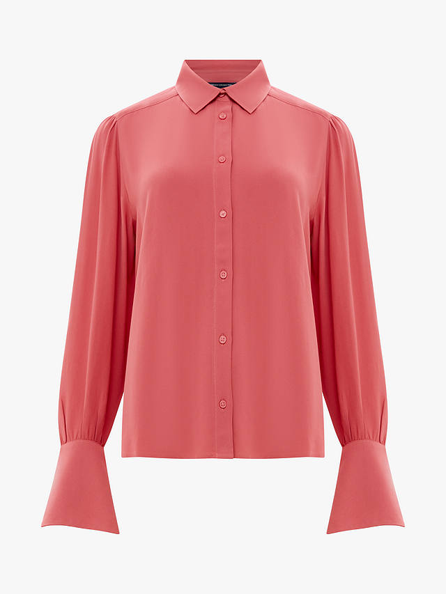 French Connection Cecile Crepe Shirt, Rose Kiss           